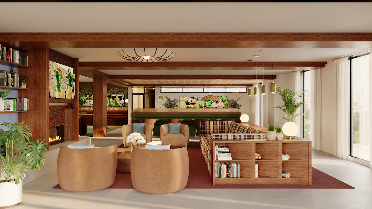 resident social clubhouse lounge area