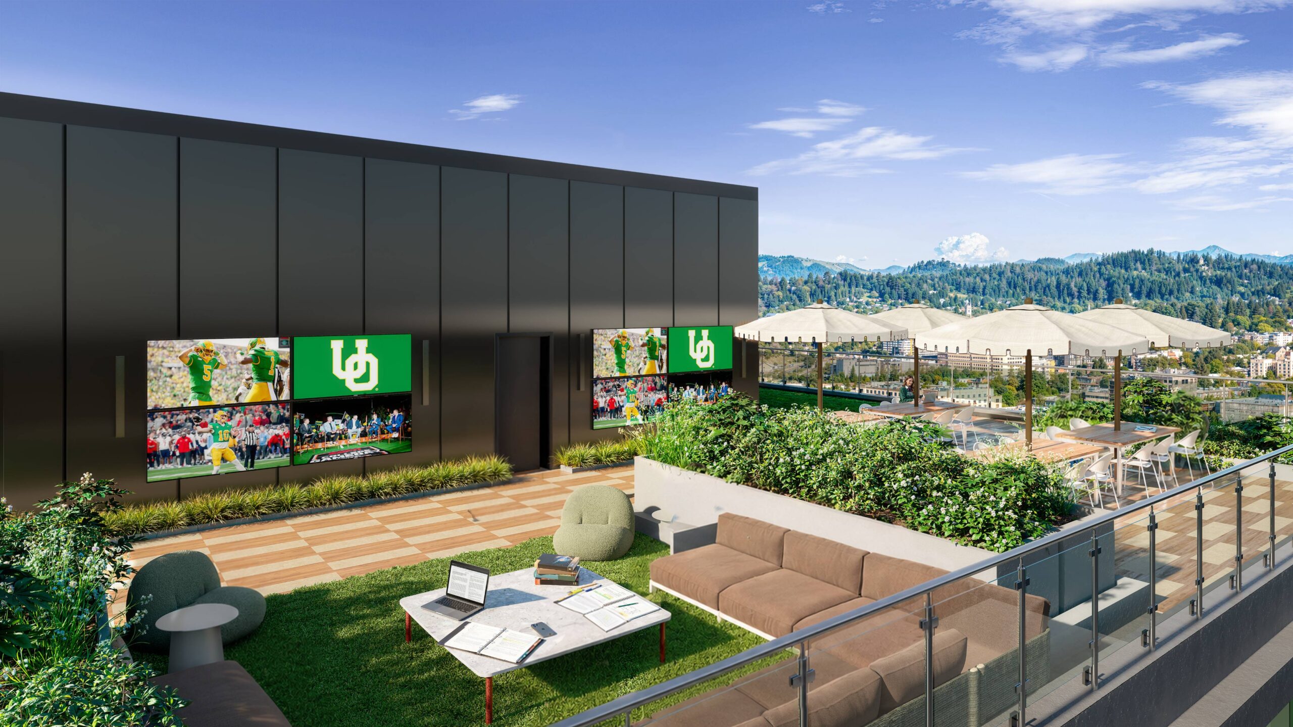 rooftop media deck and outdoor workspace scaled